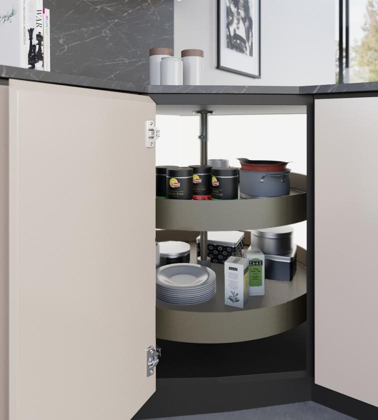 830BH Kit girevole angolo base 4/4 Champagne