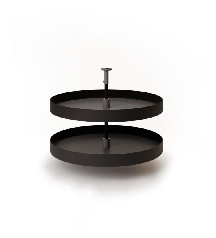 830BH Kit girevole angolo base 4/4 Nero