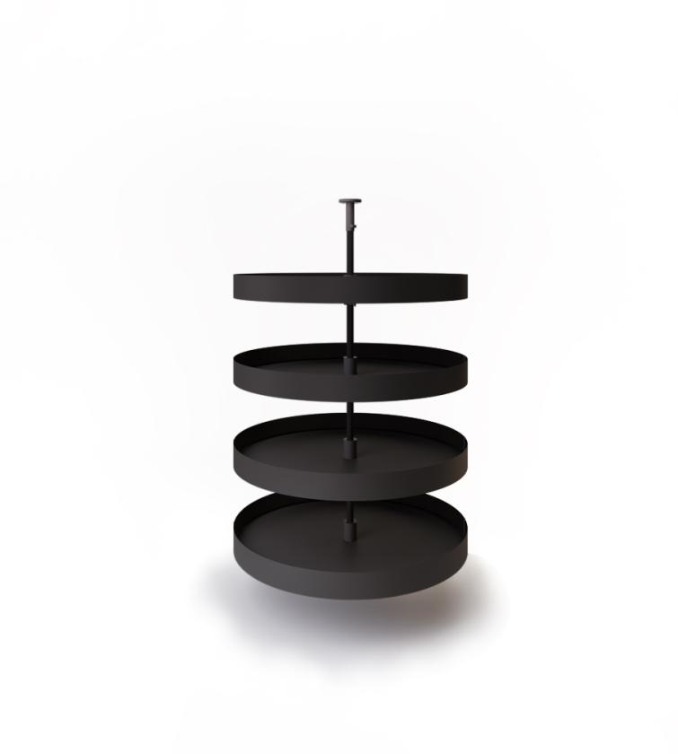 830AH Kit girevole angolo colonna  4/4 Black