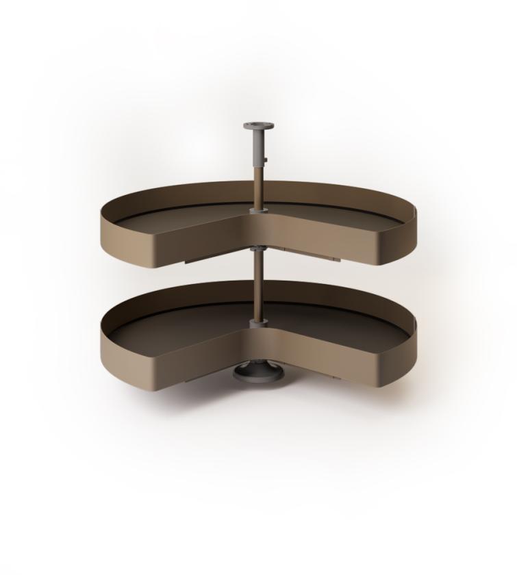 828BH Kit girevole angolo base 3/4 Champagne