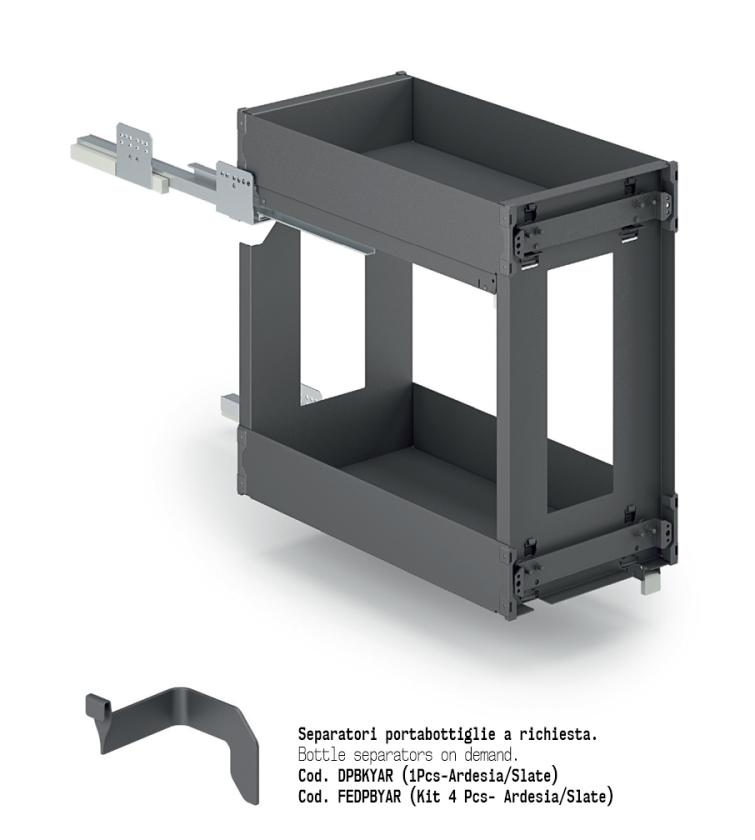 8102Y Estraibile due piani Slate