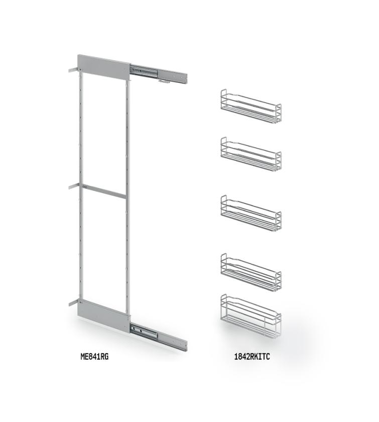842R Colonna portaspezie Chrome