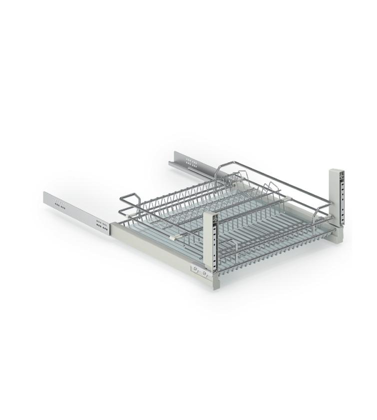 1703 Scolapiatti estraibile per base Cromo