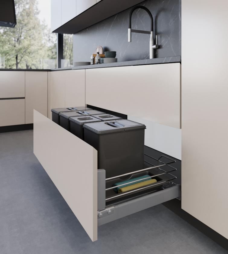 97DA/12032 Contenitori per la raccolta differenziata Slate