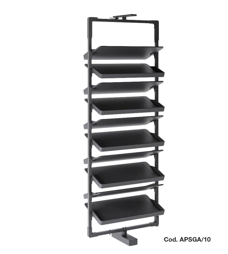 Rotating shoe rack