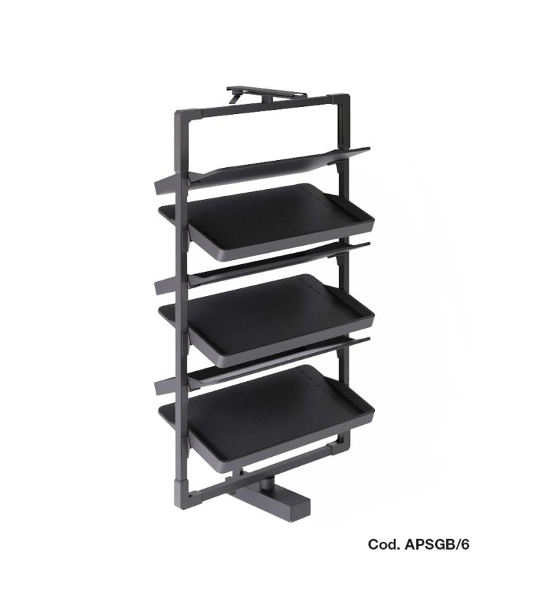 Rotating shoe rack