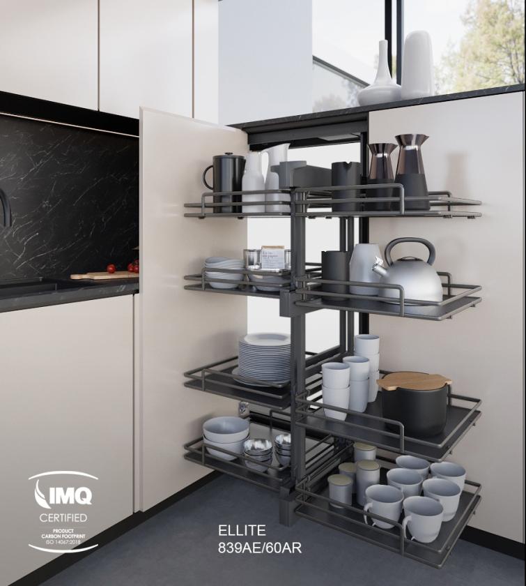 839AE Meccanismo d'angolo reversibile alto