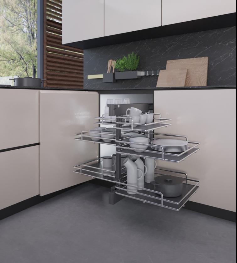 839ME Meccanismo d'angolo reversibile medio