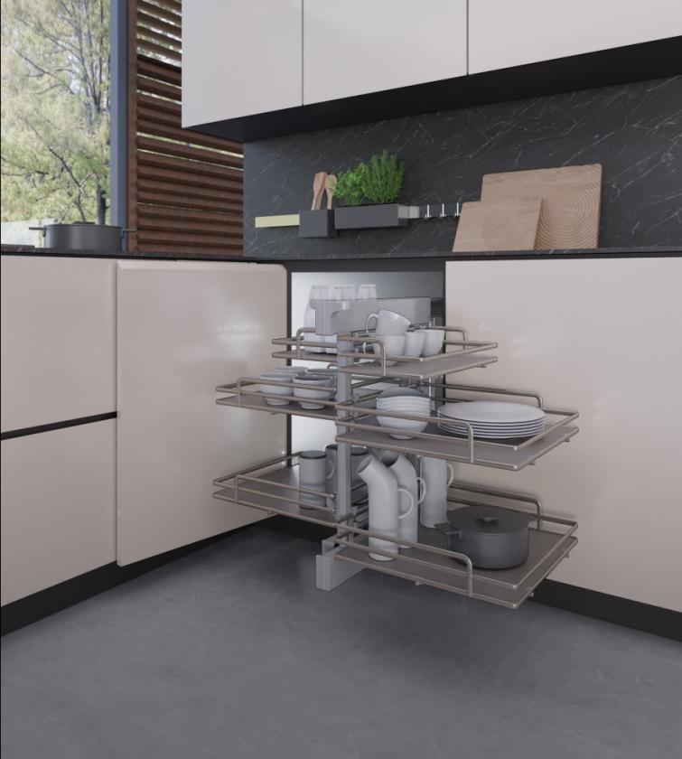 839ME Reversible corner mechanism average height