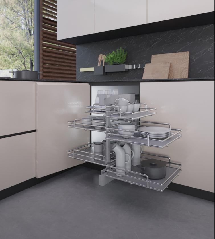 839ME Reversible corner mechanism average height