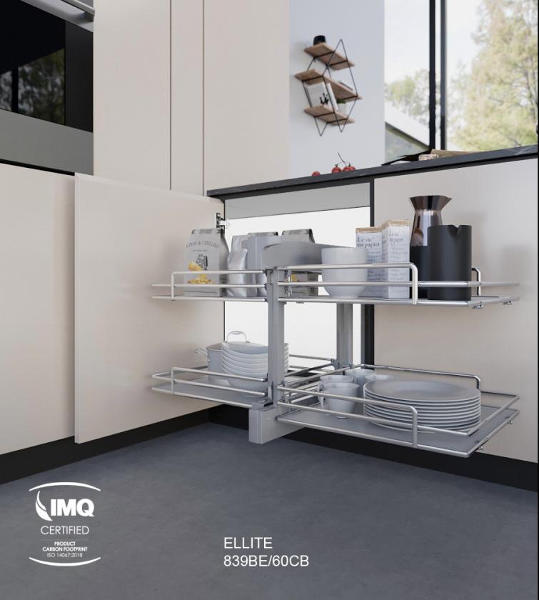 839BE Meccanismo d'angolo reversibile basso