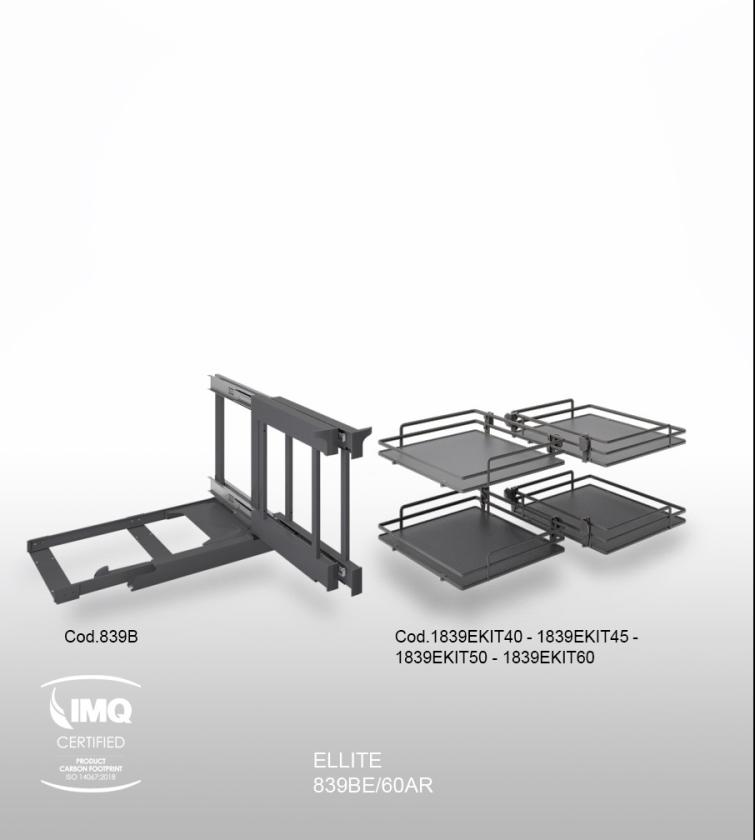 839BE Low reversible corner mechanism