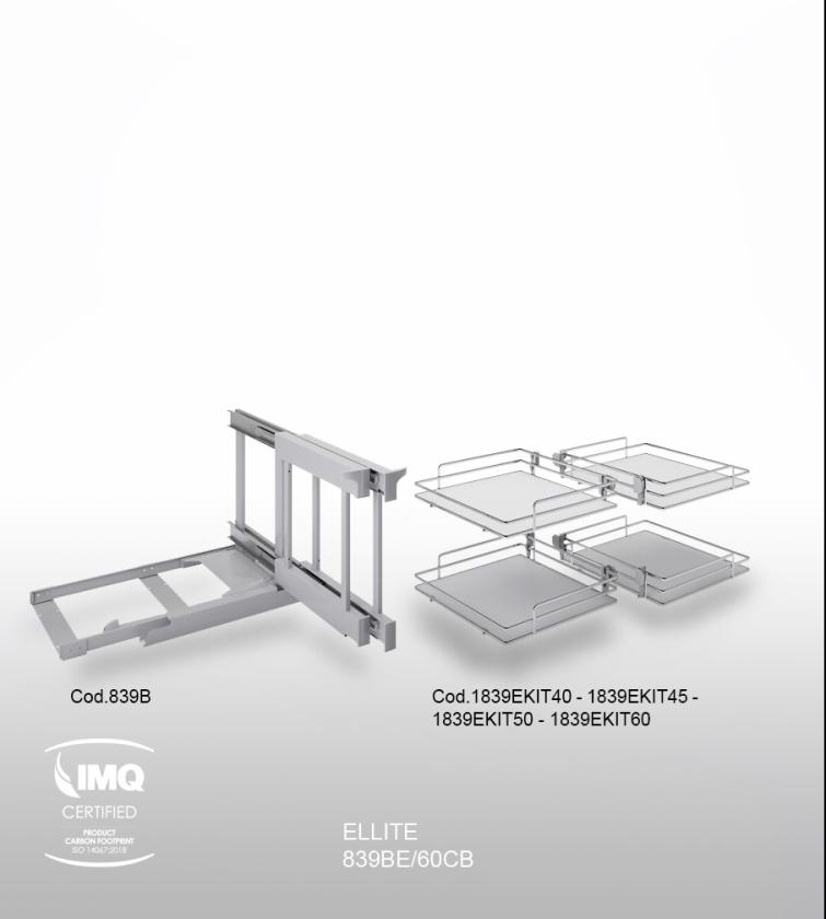 839BE Low reversible corner mechanism
