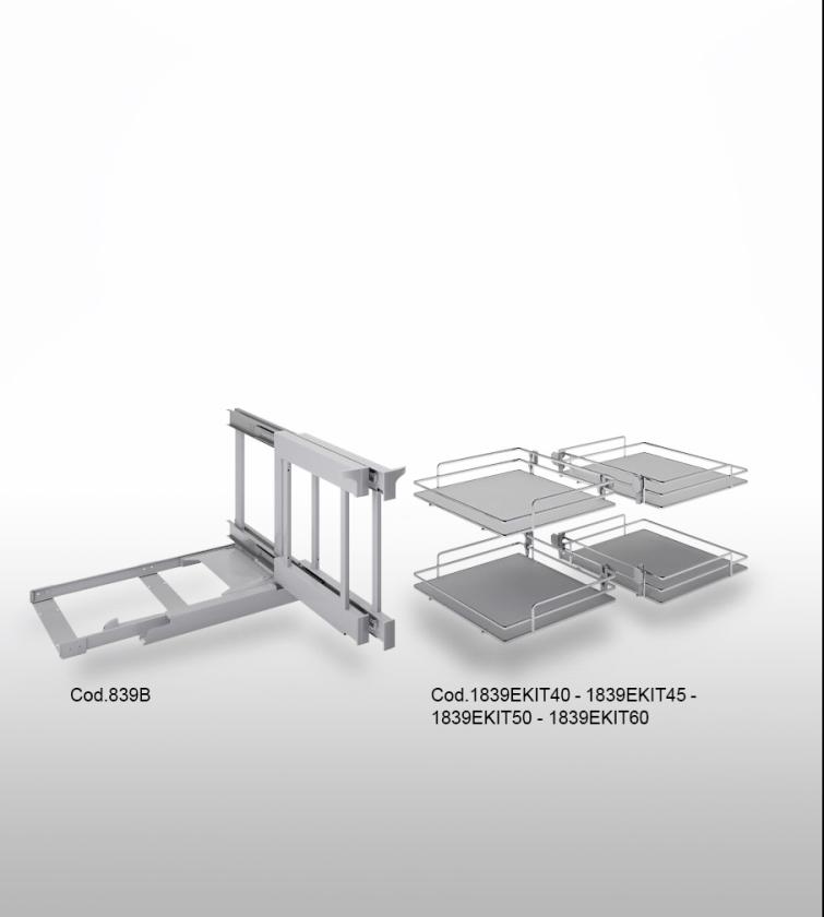 839BE Low reversible corner mechanism