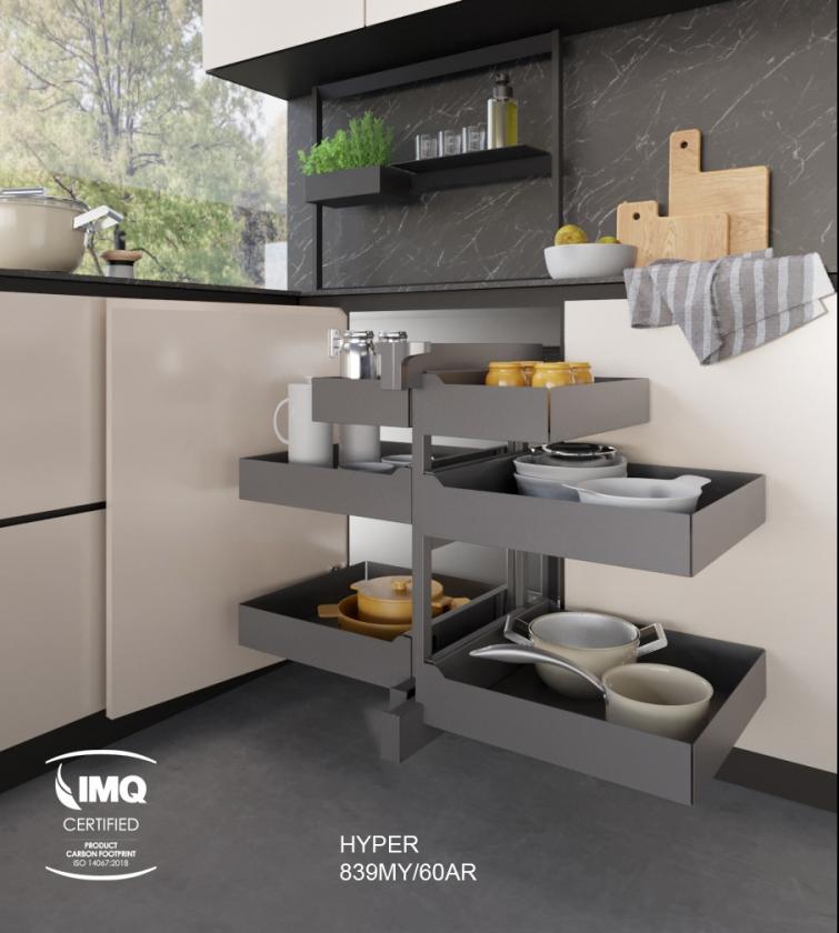 839MY Meccanismo d'angolo reversibile medio