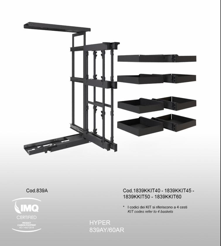 839AY High reversible corner mechanism